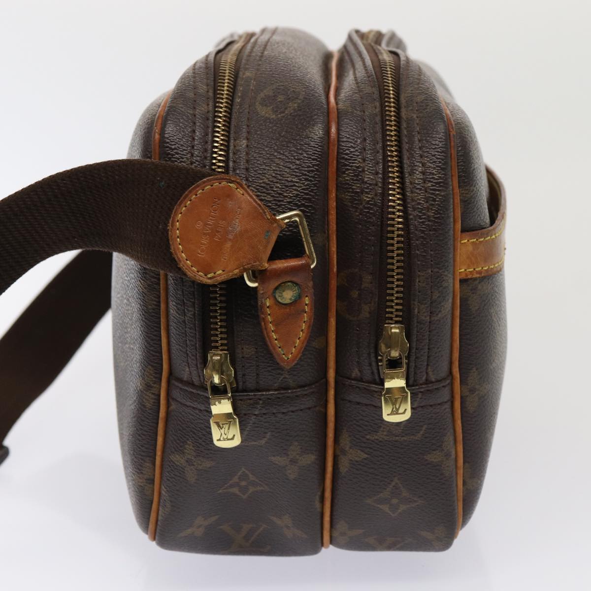 LOUIS VUITTON Monogram Reporter PM Shoulder Bag M45254 LV Auth 86465