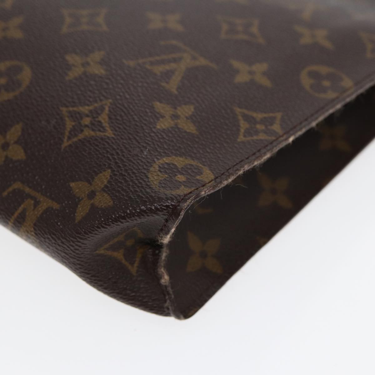 LOUIS VUITTON Monogram Poche Toilette 26 Pouch M47542 LV Auth 86483