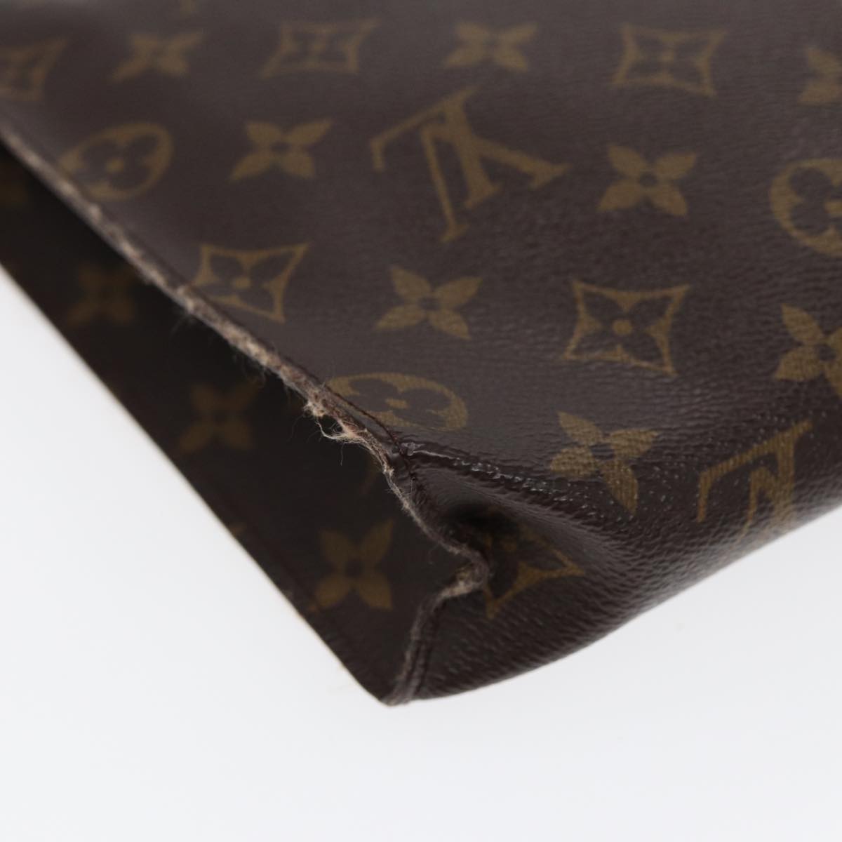 LOUIS VUITTON Monogram Poche Toilette 26 Pouch M47542 LV Auth 86483