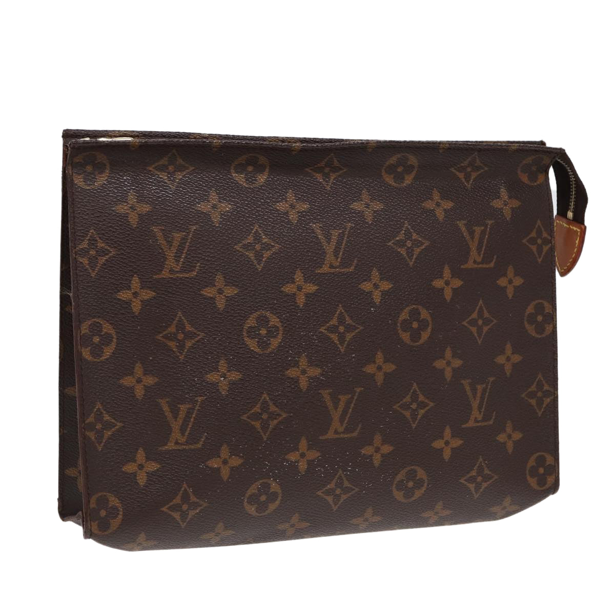 LOUIS VUITTON Monogram Poche Toilette 26 Pouch M47542 LV Auth 86485