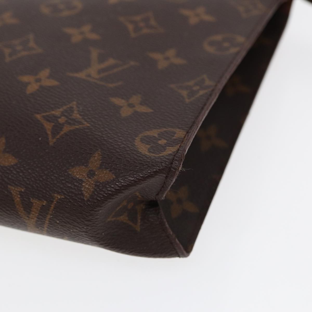 LOUIS VUITTON Monogram Poche Toilette 26 Pouch M47542 LV Auth 86485