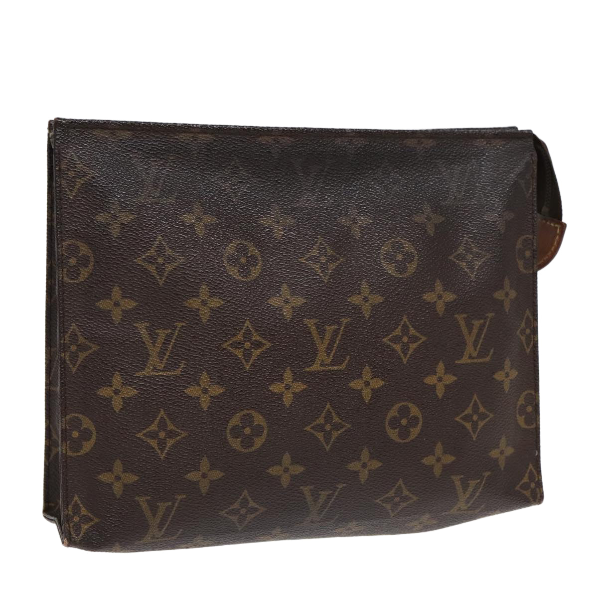 LOUIS VUITTON Monogram Poche Toilette 26 Pouch M47542 LV Auth 86486