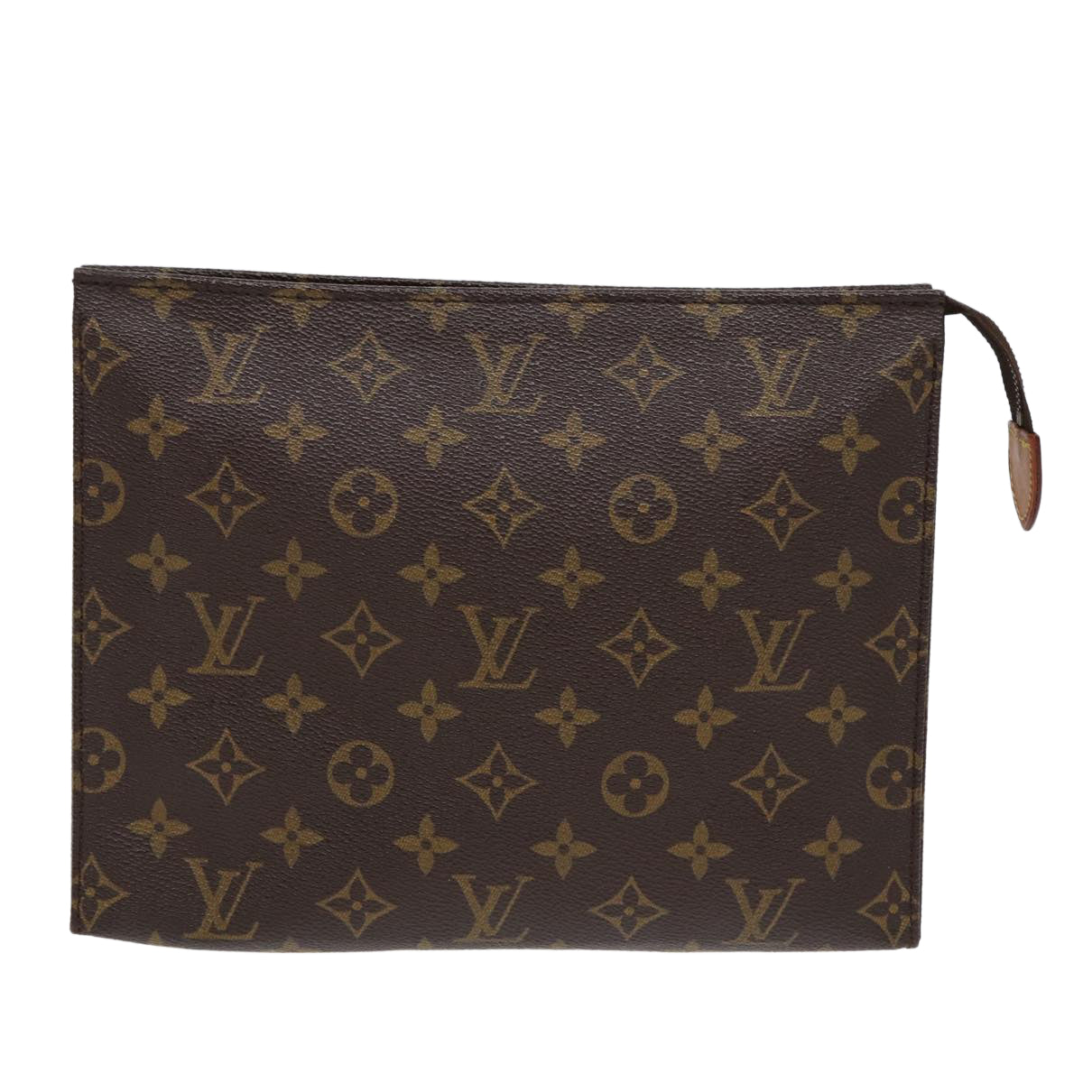 LOUIS VUITTON Monogram Poche Toilette 26 Pouch M47542 LV Auth 86487