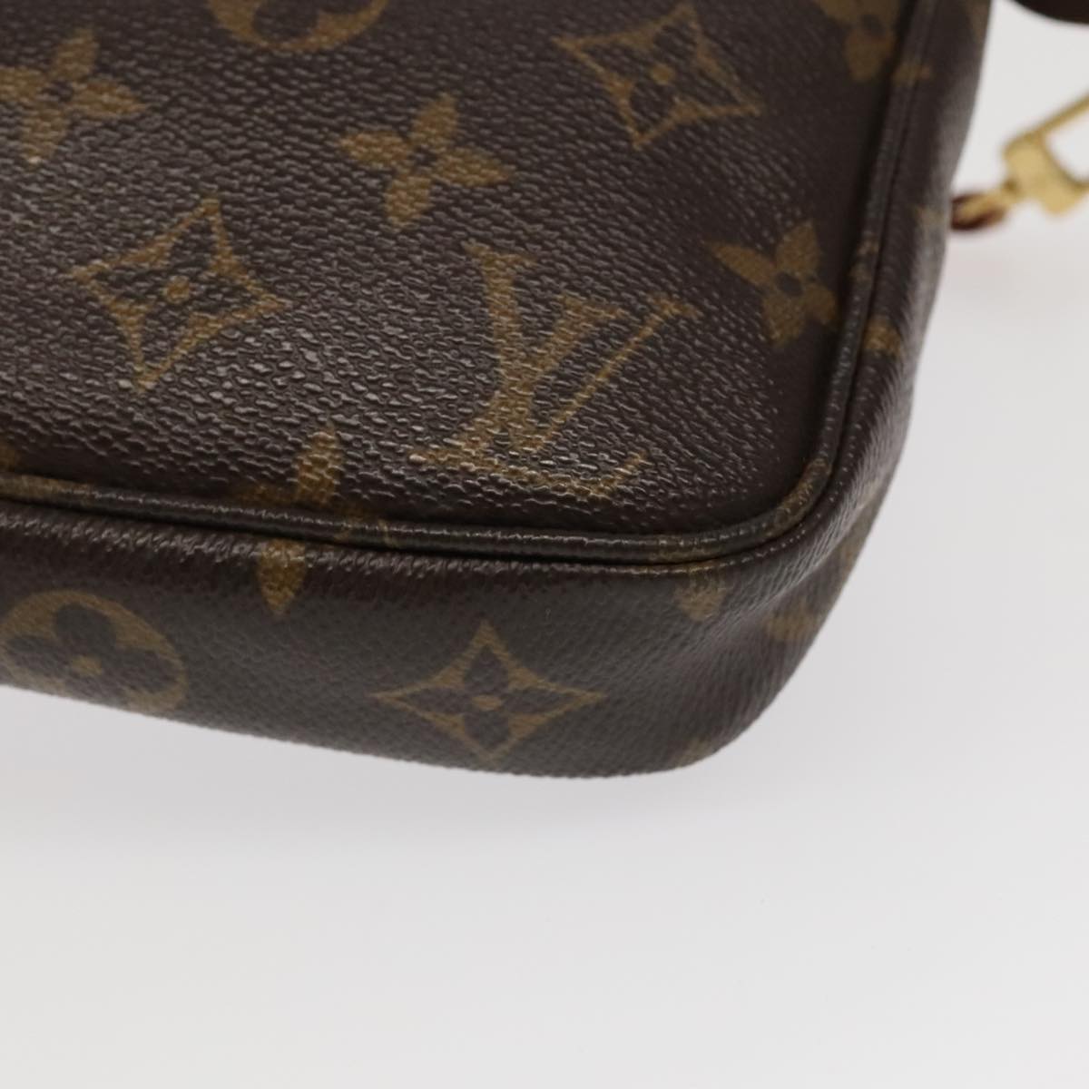 LOUIS VUITTON Monogram Pochette Accessoires Pouch M51980 LV Auth 86490