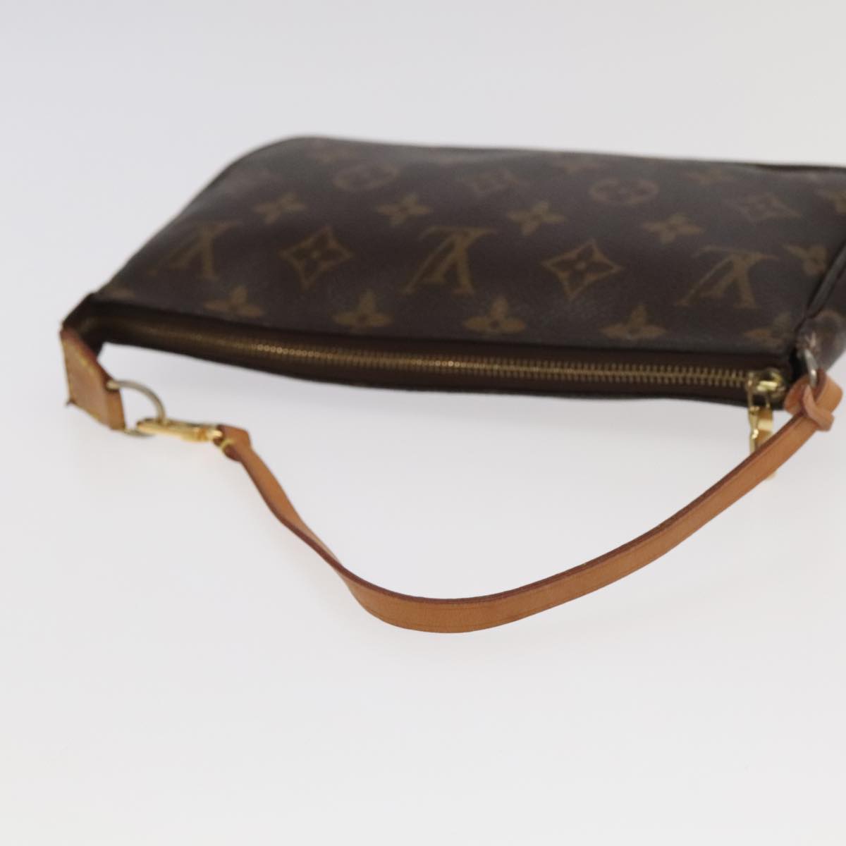 LOUIS VUITTON Monogram Pochette Accessoires Pouch M51980 LV Auth 86490