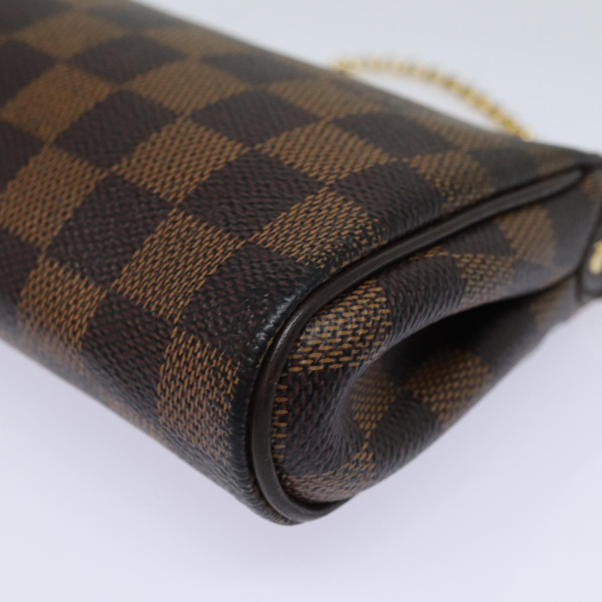 LOUIS VUITTON Damier Ebene Eva Shoulder Bag 2way N55213 LV Auth 86495