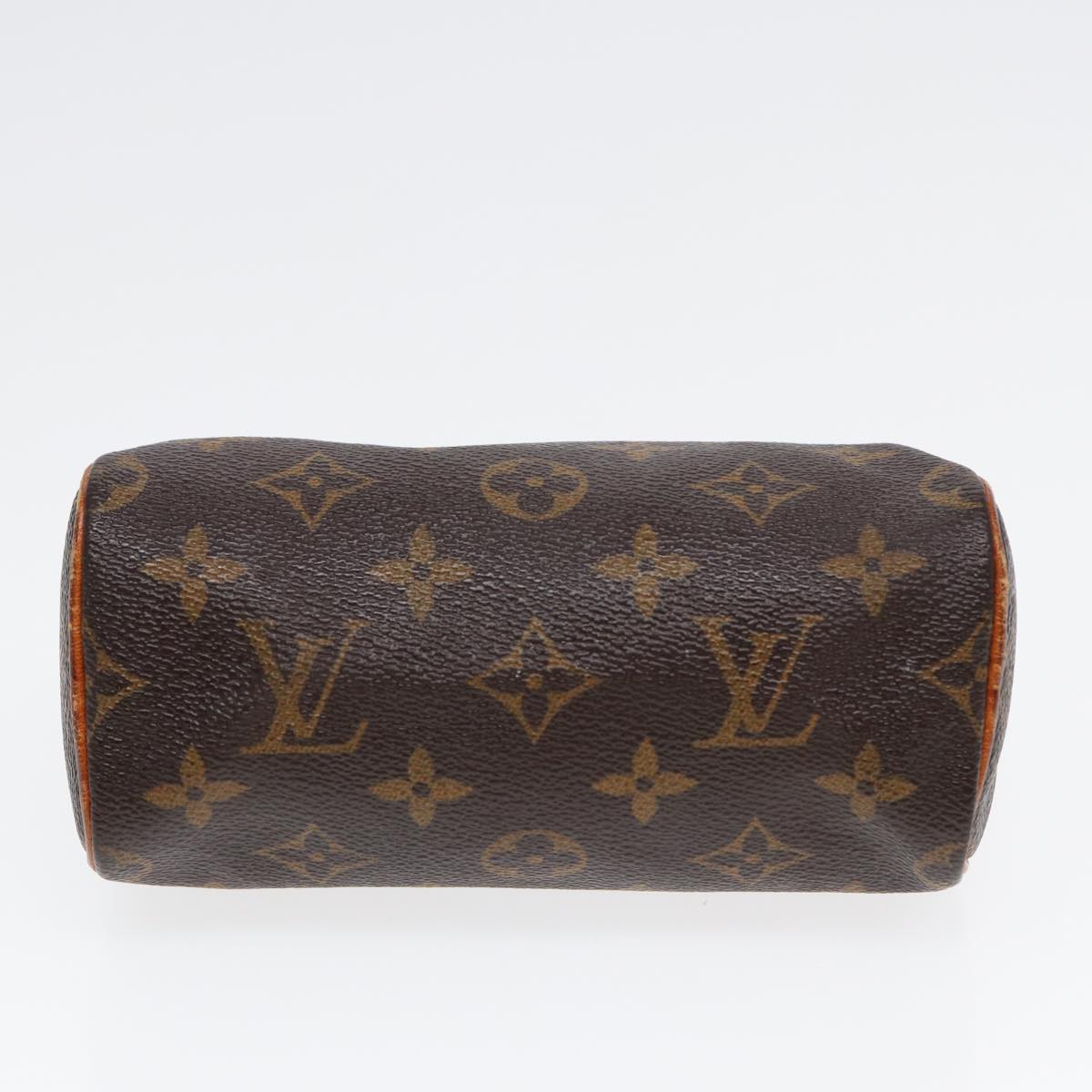 LOUIS VUITTON Monogram Mini Speedy Hand Bag M41534 LV Auth 86497