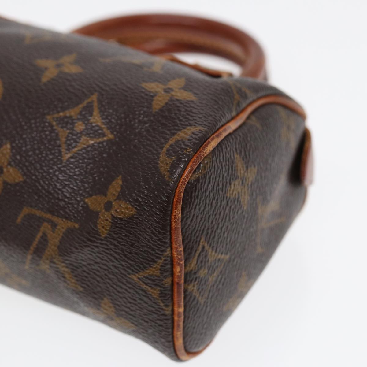 LOUIS VUITTON Monogram Mini Speedy Hand Bag M41534 LV Auth 86497