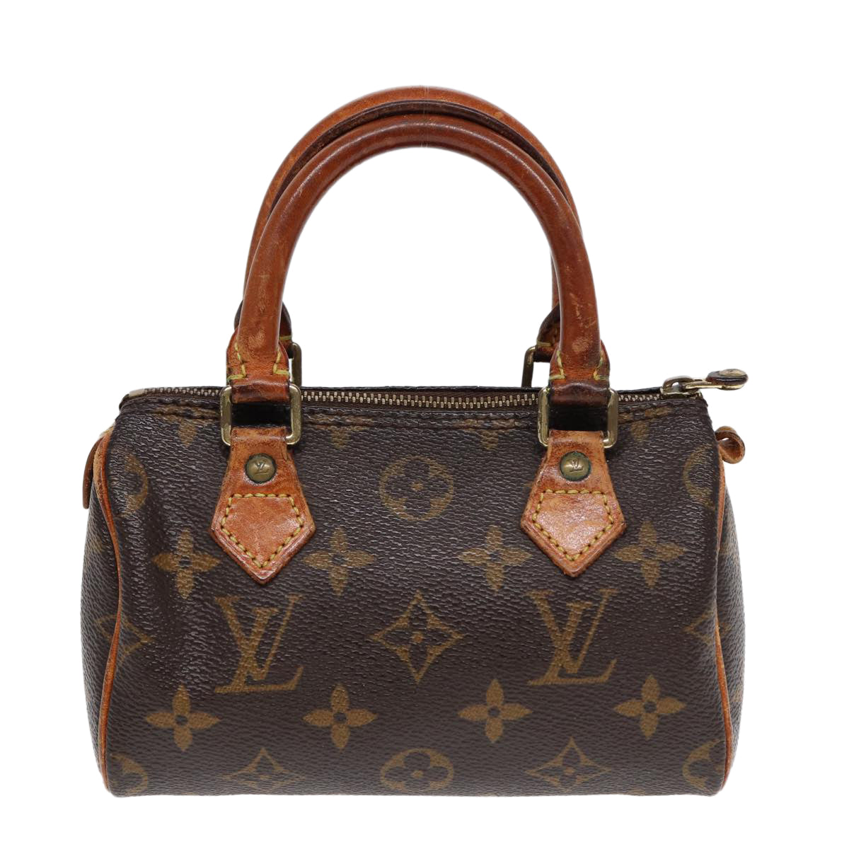 LOUIS VUITTON Monogram Mini Speedy Hand Bag M41534 LV Auth 86497