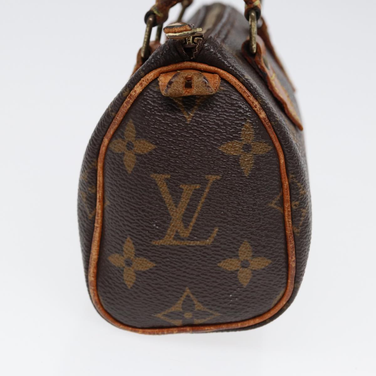 LOUIS VUITTON Monogram Mini Speedy Hand Bag M41534 LV Auth 86497