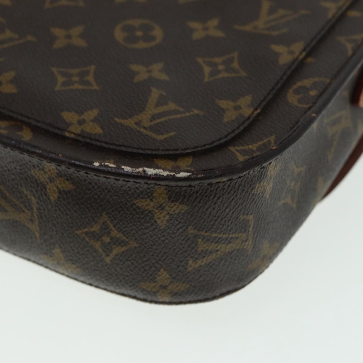 LOUIS VUITTON Monogram Saint Cloud GM Shoulder Bag M51242 LV Auth 86502