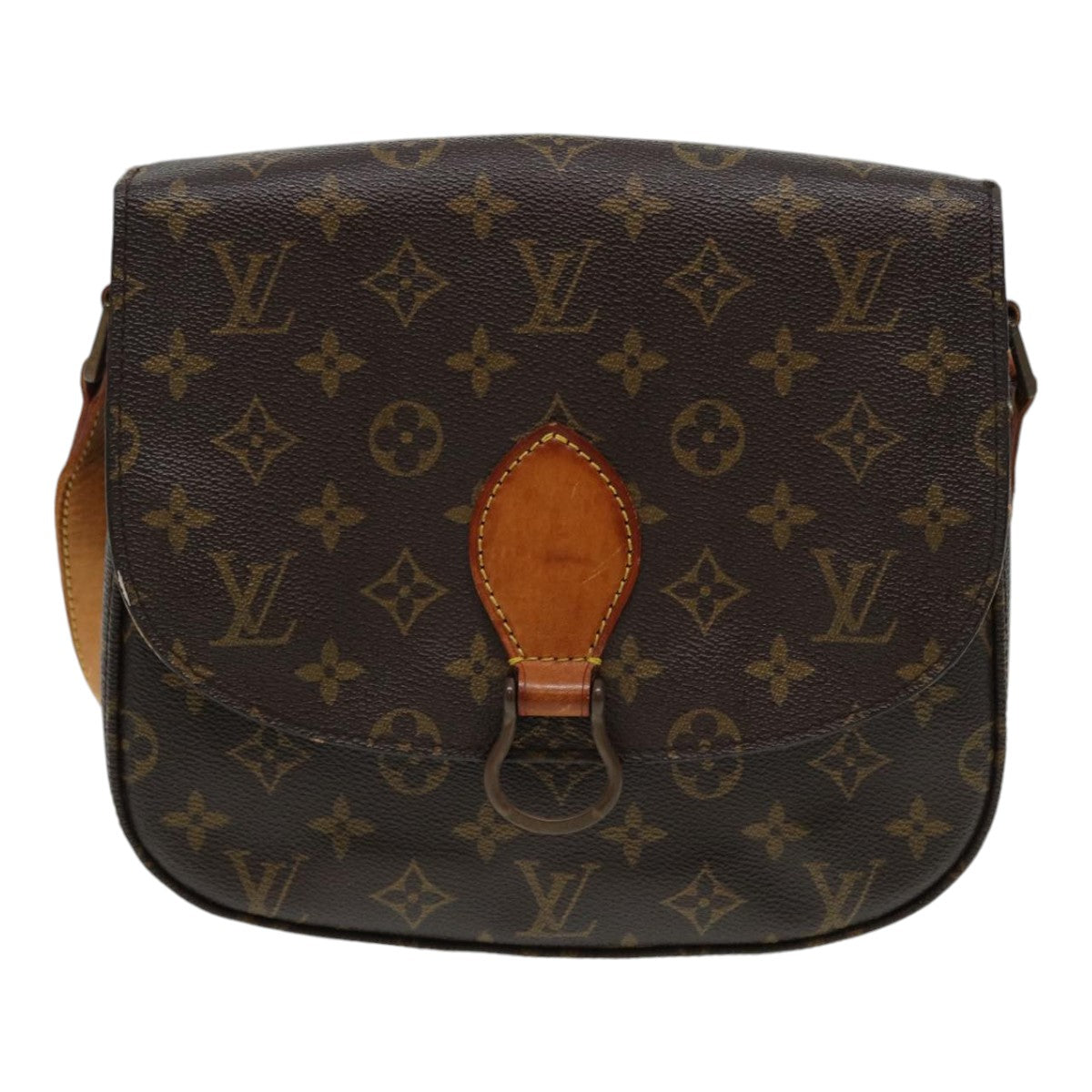 LOUIS VUITTON Monogram Saint Cloud GM Shoulder Bag M51242 LV Auth 86502