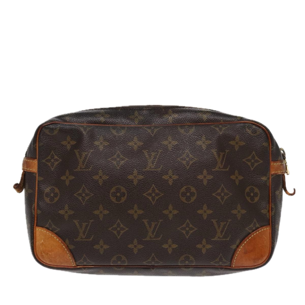 LOUIS VUITTON Monogram Compiegne 28 Clutch Bag M51845 LV Auth 86507 - 0