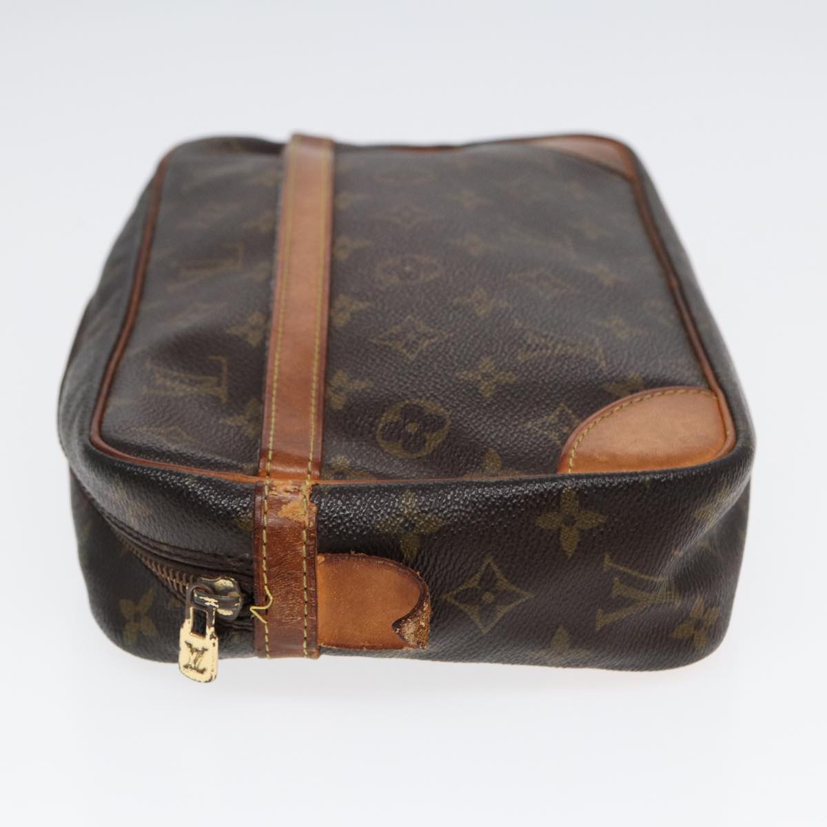 LOUIS VUITTON Monogram Compiegne 28 Clutch Bag M51845 LV Auth 86507