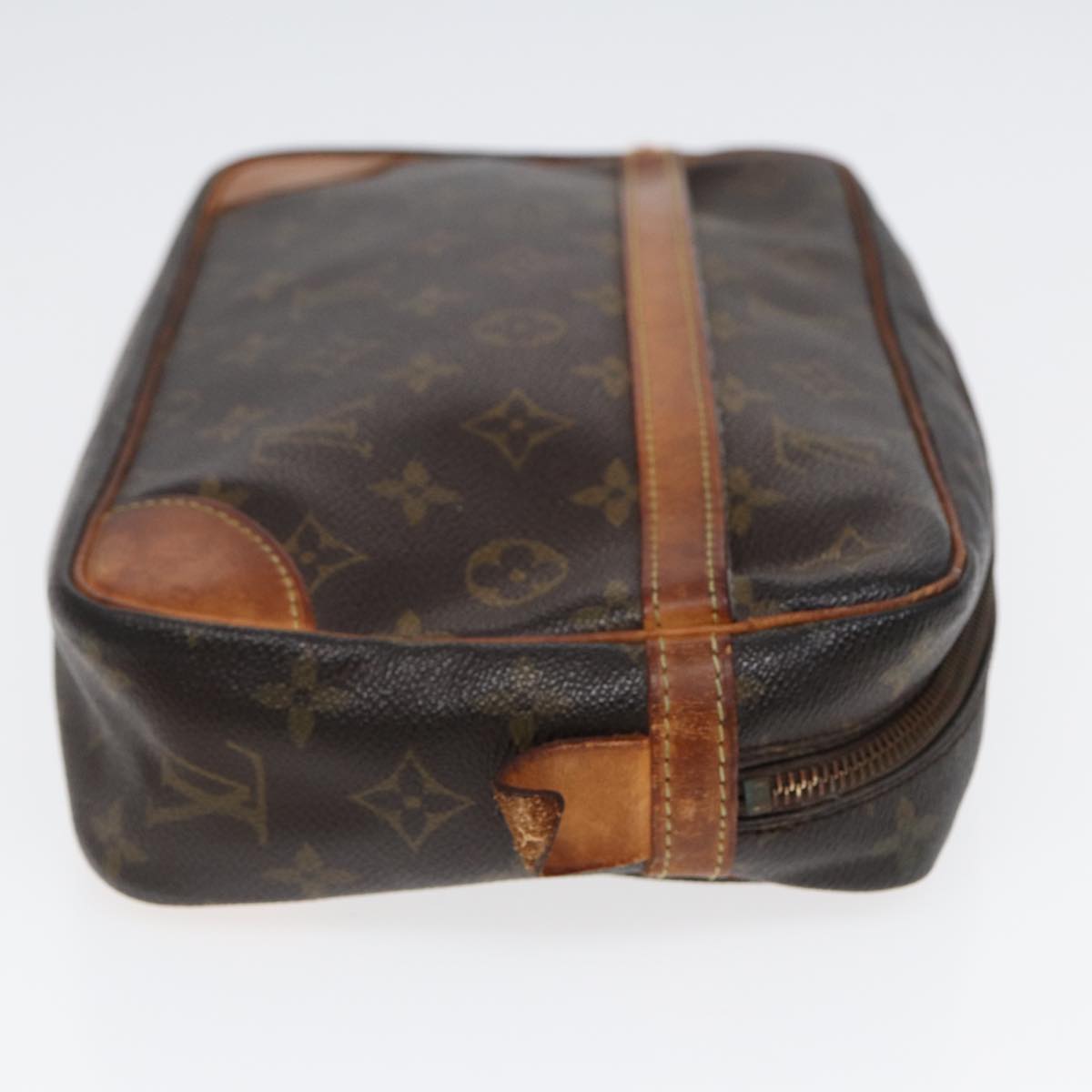 LOUIS VUITTON Monogram Compiegne 28 Clutch Bag M51845 LV Auth 86507