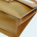 LOUIS VUITTON Monogram Vernis Spring Street Hand Bag Gris M91029 LV Auth 86516-14