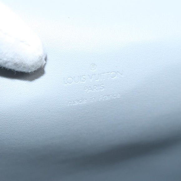 LOUIS VUITTON Monogram Vernis Spring Street Hand Bag Gris M91029 LV Auth 86516