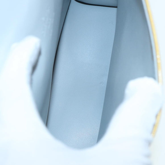 LOUIS VUITTON Monogram Vernis Spring Street Hand Bag Gris M91029 LV Auth 86516