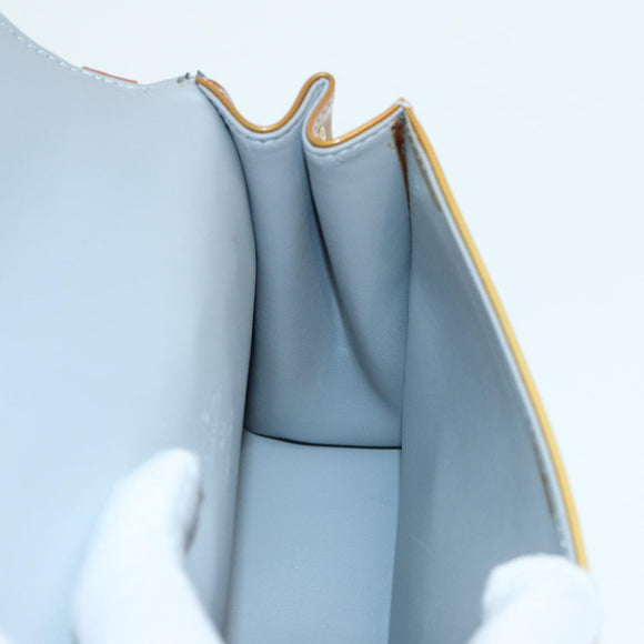 LOUIS VUITTON Monogram Vernis Spring Street Hand Bag Gris M91029 LV Auth 86516