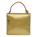 LOUIS VUITTON Monogram Vernis Spring Street Hand Bag Gris M91029 LV Auth 86516-2