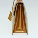 LOUIS VUITTON Monogram Vernis Spring Street Hand Bag Gris M91029 LV Auth 86516-3