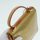 LOUIS VUITTON Monogram Vernis Spring Street Hand Bag Gris M91029 LV Auth 86516-6