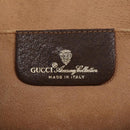 GUCCI GG Supreme Web Sherry Line Clutch Bag Brown 156 01 030 Auth 86523-17