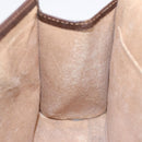 GUCCI GG Supreme Web Sherry Line Clutch Bag Brown 156 01 030 Auth 86523-19