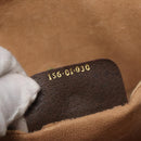 GUCCI GG Supreme Web Sherry Line Clutch Bag Brown 156 01 030 Auth 86523-12