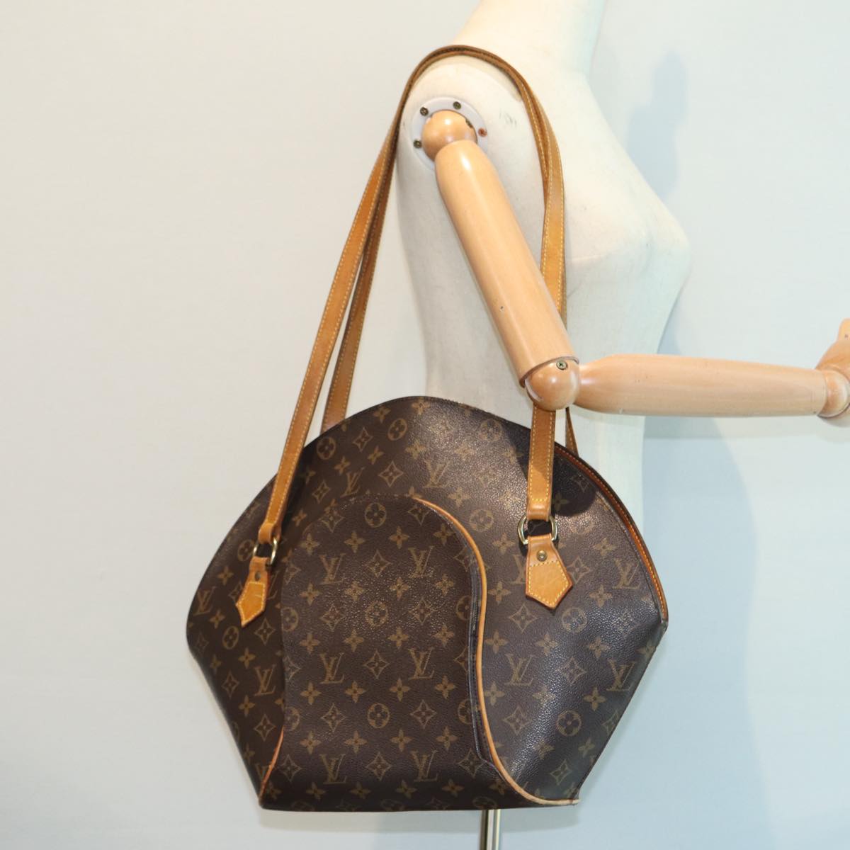 LOUIS VUITTON Monogram Ellipse Shopping Shoulder Bag M51128 LV Auth 86528