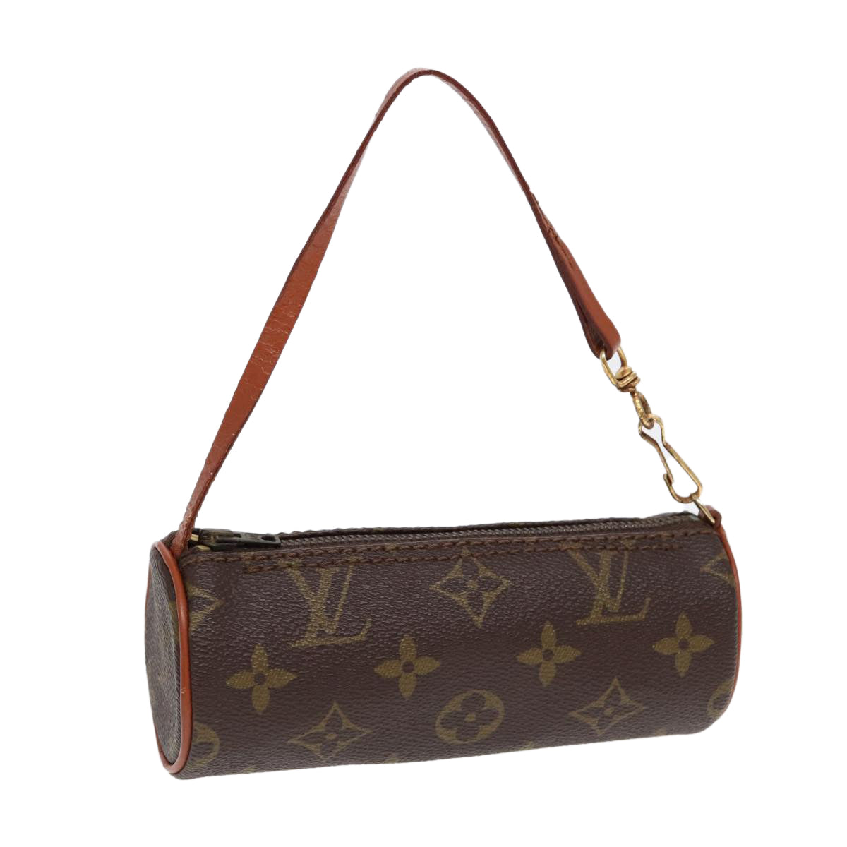 LOUIS VUITTON Monogram Papillon Pouch LV Auth 86540