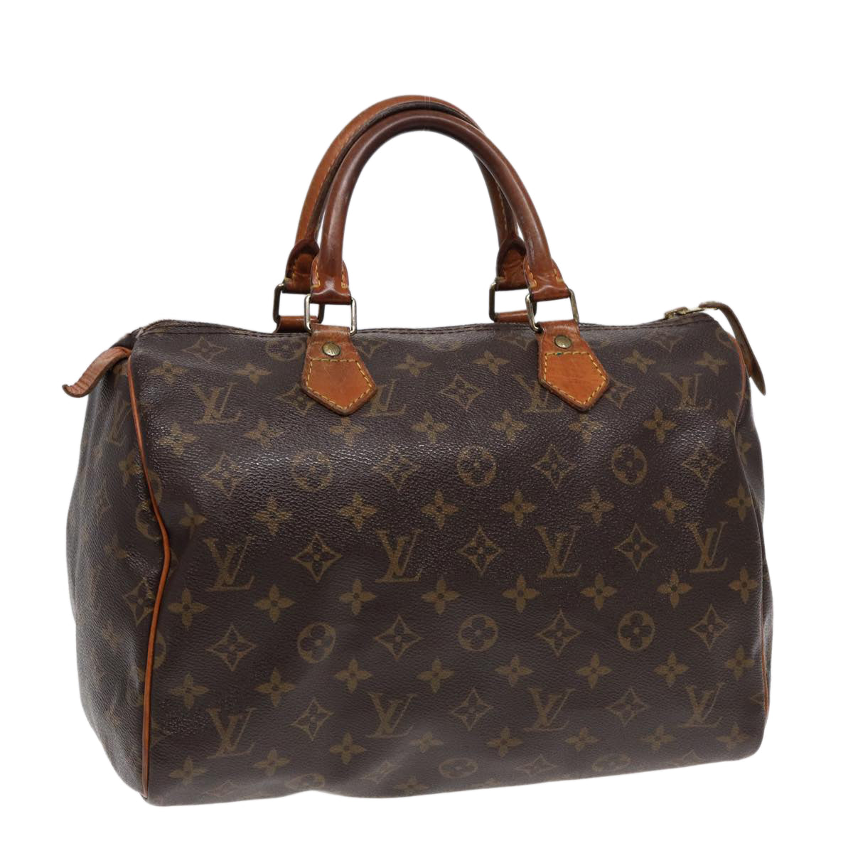 LOUIS VUITTON Monogram Speedy 30 Hand Bag M41526 LV Auth 86573