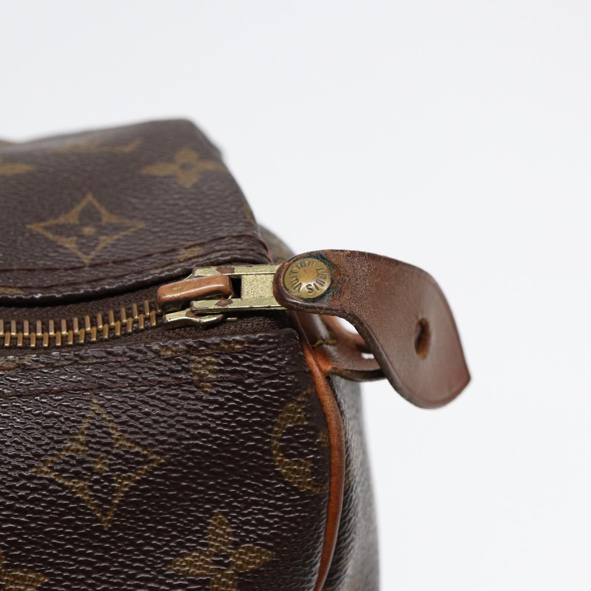 LOUIS VUITTON Monogram Speedy 30 Hand Bag M41526 LV Auth 86573