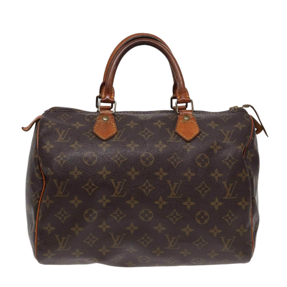 LOUIS VUITTON Monogram Speedy 30 Hand Bag M41526 LV Auth 86573