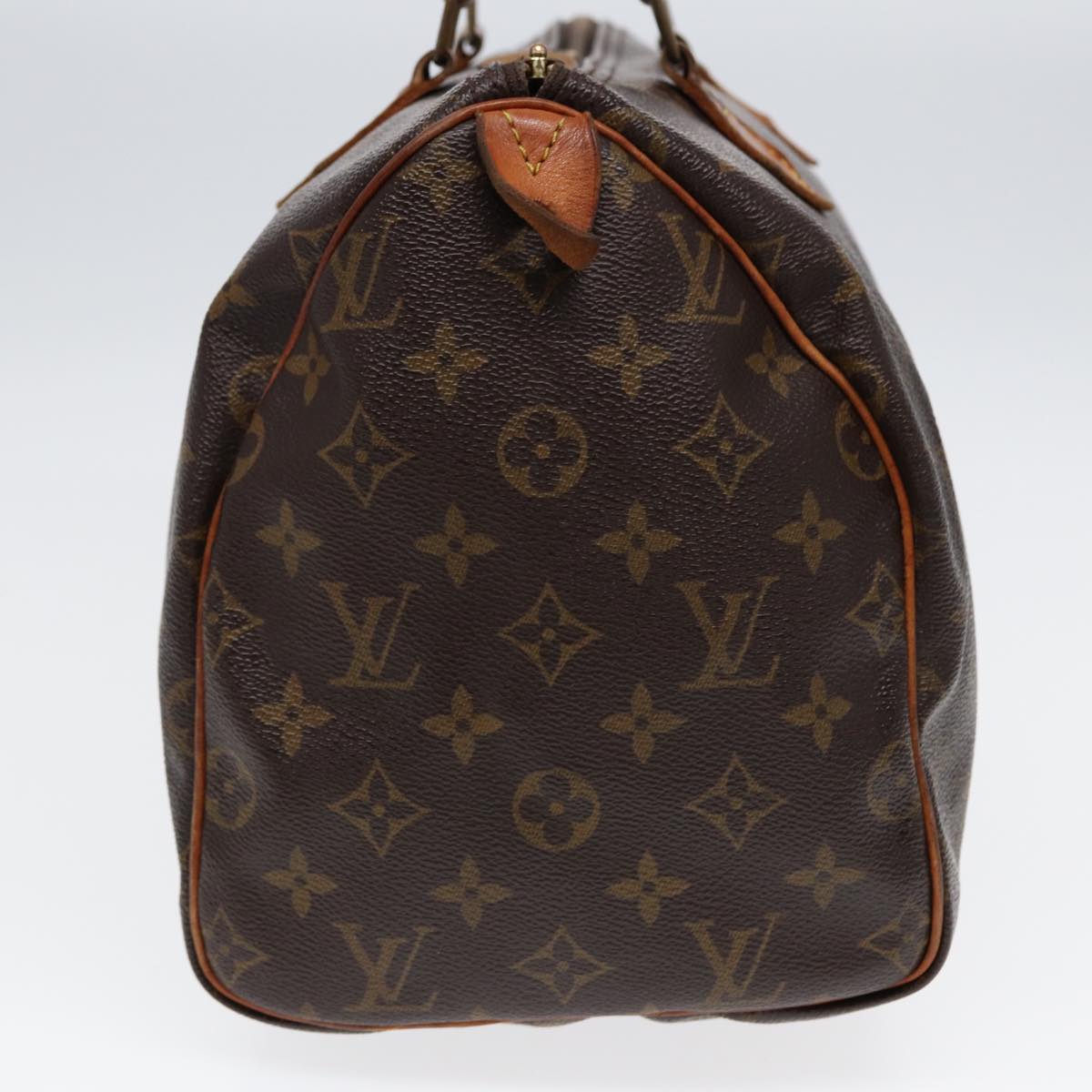 LOUIS VUITTON Monogram Speedy 30 Hand Bag M41526 LV Auth 86573