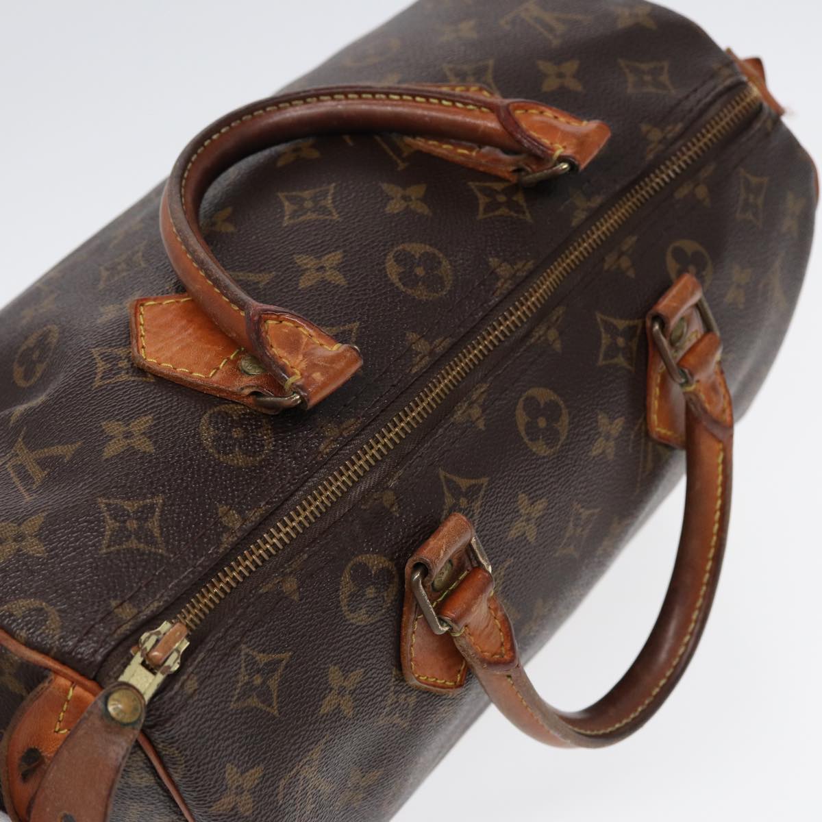 LOUIS VUITTON Monogram Speedy 30 Hand Bag M41526 LV Auth 86573