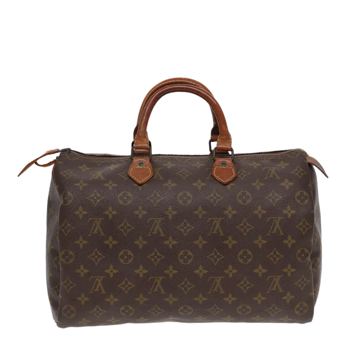 LOUIS VUITTON Monogram Speedy 35 Hand Bag Vintage M41524 LV Auth 86576 - 0