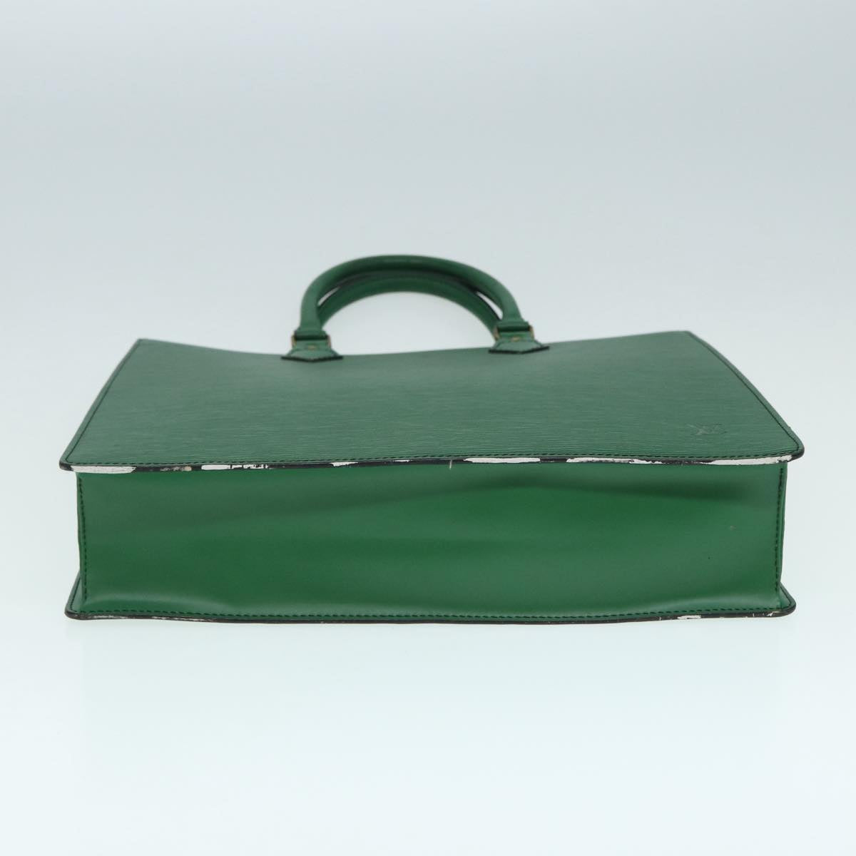 LOUIS VUITTON Epi Sac Plat Hand Bag Green M59084 LV Auth 86577