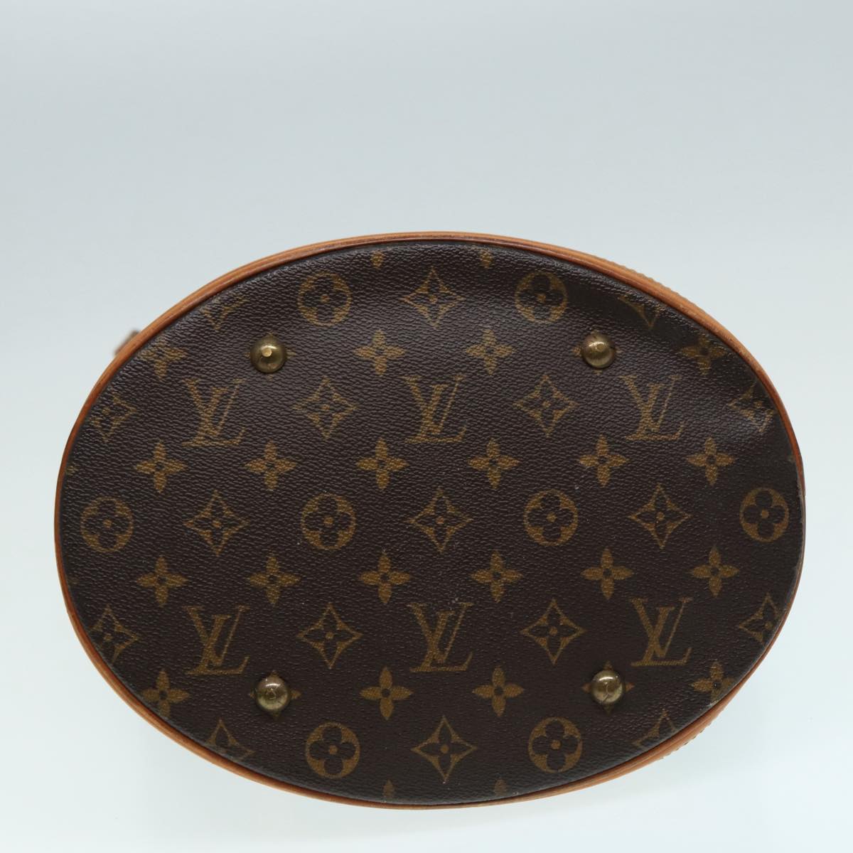 LOUIS VUITTON Monogram Bucket GM Shoulder Bag M42236 LV Auth 86581