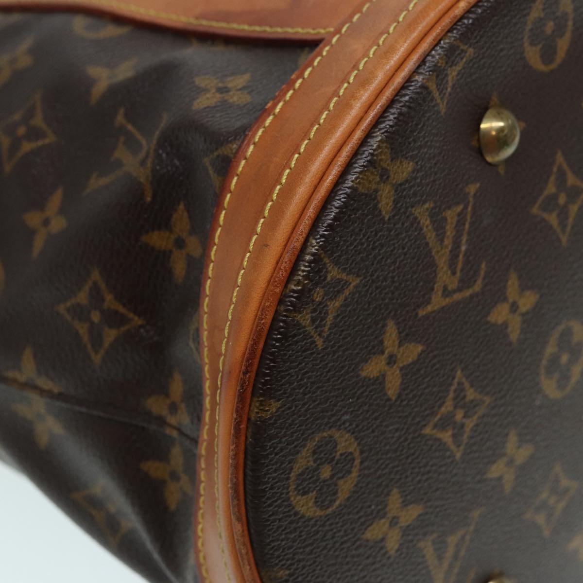 LOUIS VUITTON Monogram Bucket GM Shoulder Bag M42236 LV Auth 86581