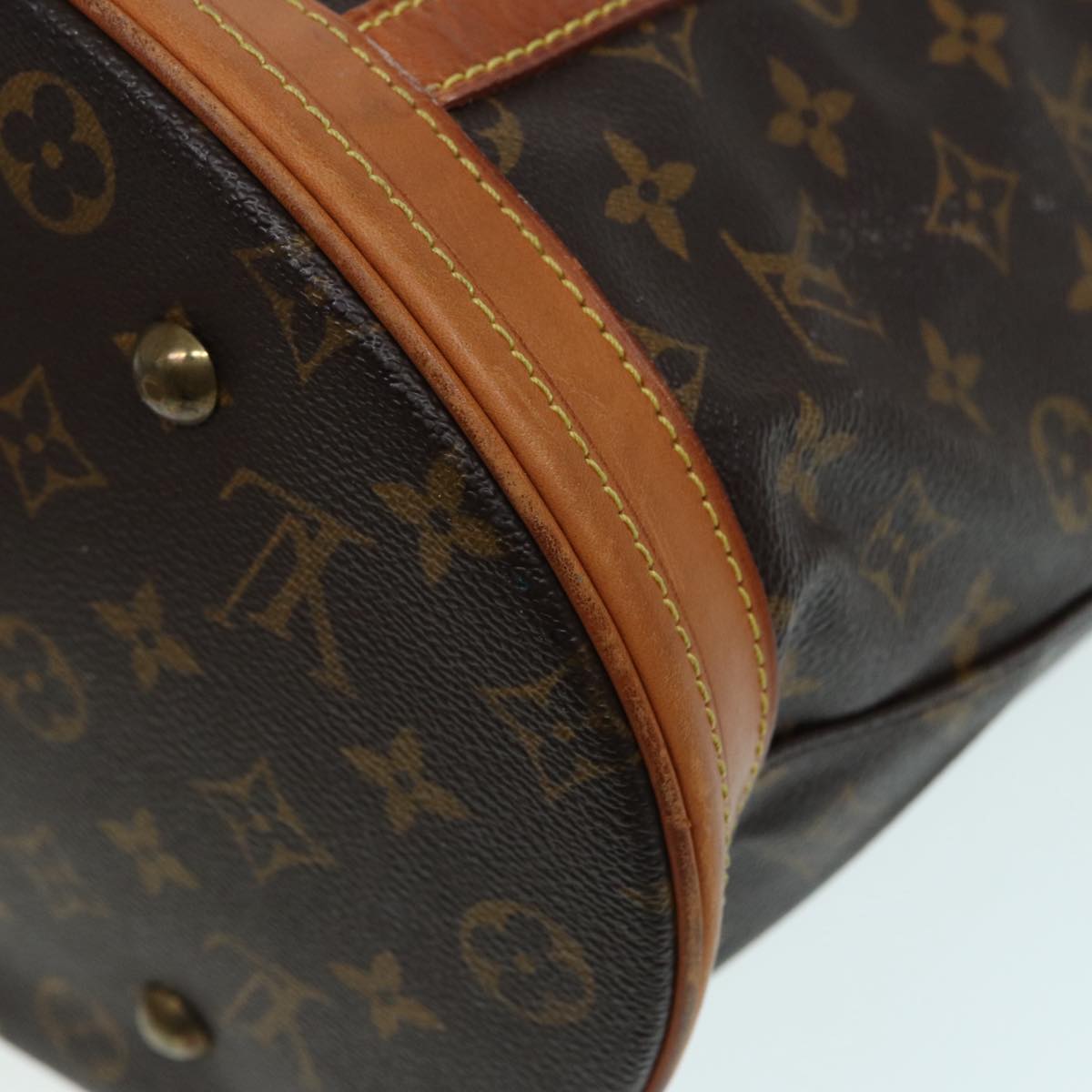 LOUIS VUITTON Monogram Bucket GM Shoulder Bag M42236 LV Auth 86581