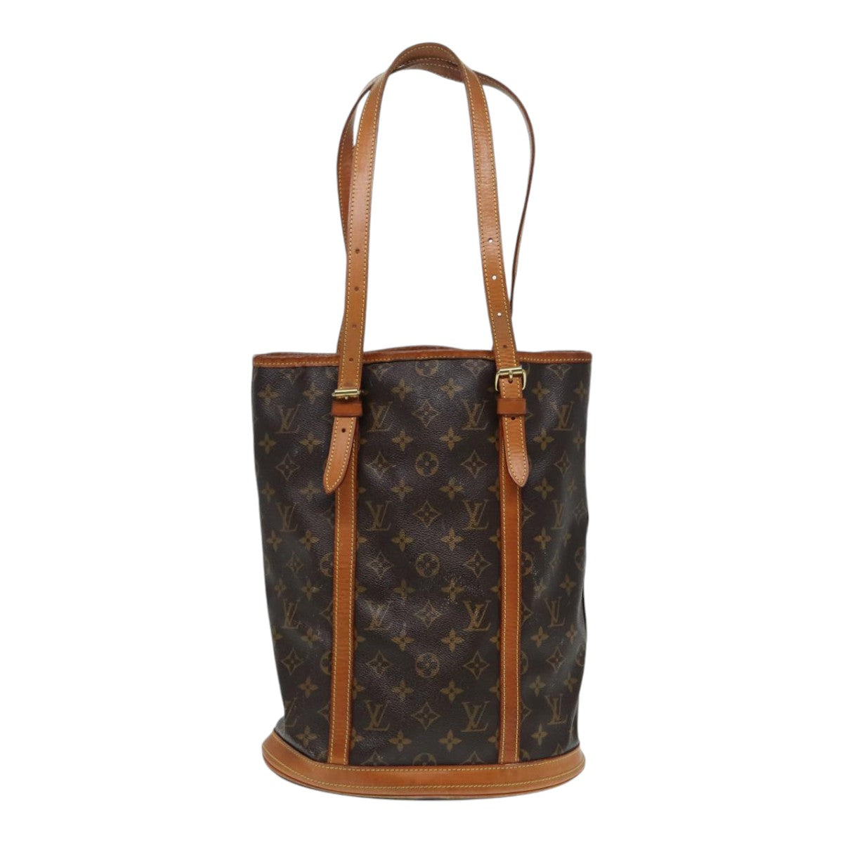 LOUIS VUITTON Monogram Bucket GM Shoulder Bag M42236 LV Auth 86581