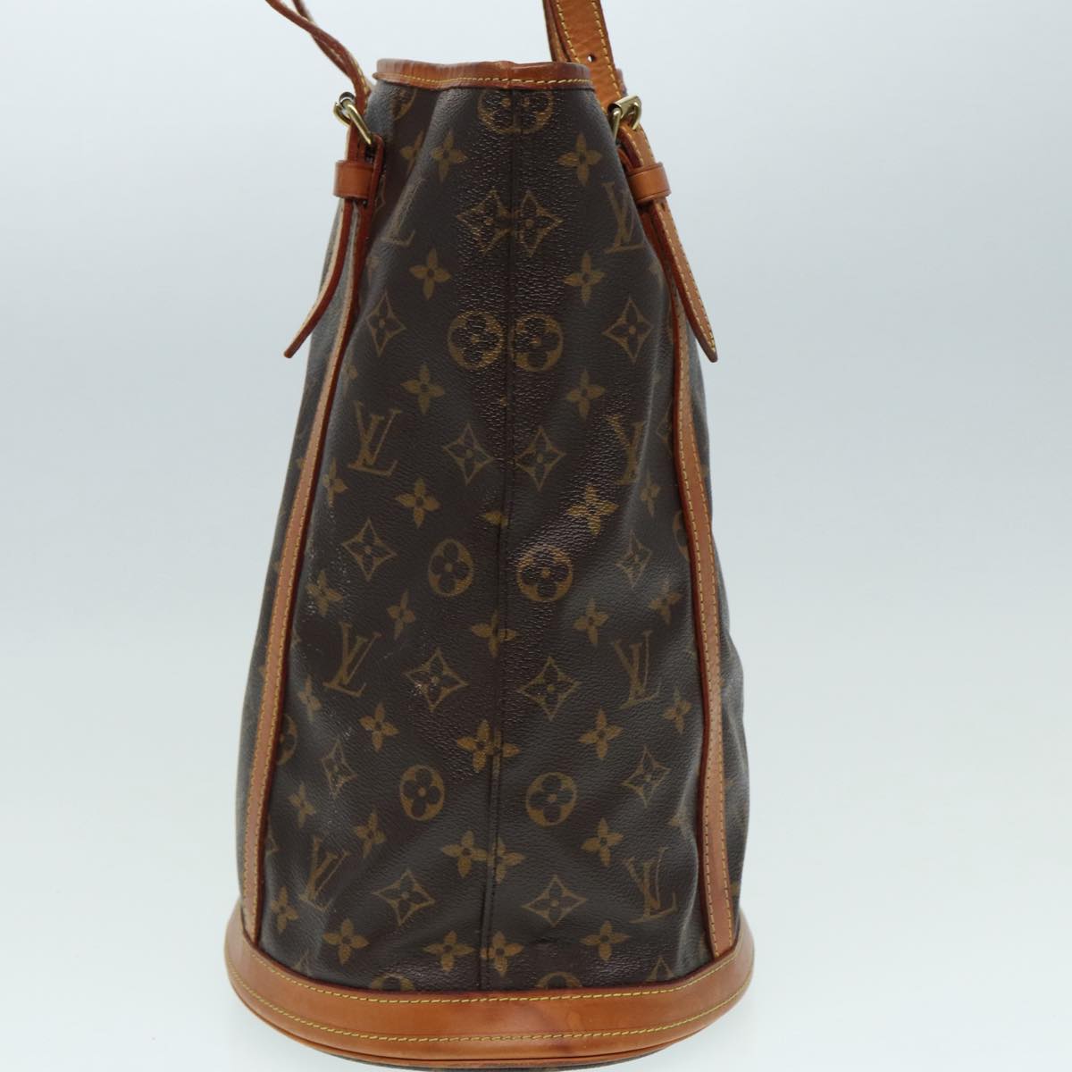 LOUIS VUITTON Monogram Bucket GM Shoulder Bag M42236 LV Auth 86581