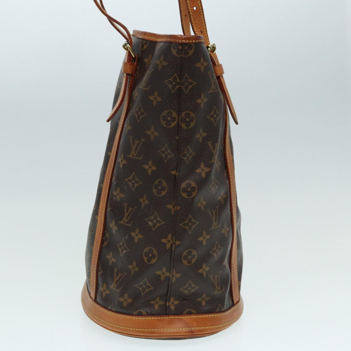 LOUIS VUITTON Monogram Bucket GM Shoulder Bag M42236 LV Auth 86581