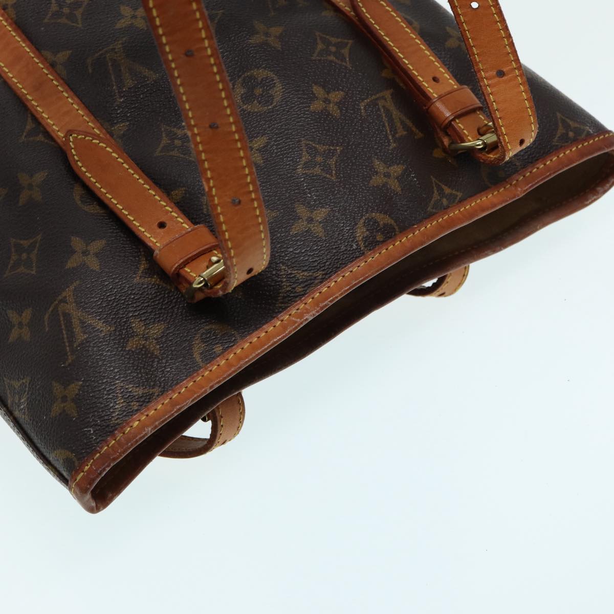 LOUIS VUITTON Monogram Bucket GM Shoulder Bag M42236 LV Auth 86581