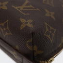 LOUIS VUITTON Monogram Trousse Demi Ronde Cosmetische Etui M47520 LV Auth 86597-15