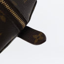 LOUIS VUITTON Monogram Trousse Demi Ronde Cosmetic Pouch M47520 LV Auth 86597-8