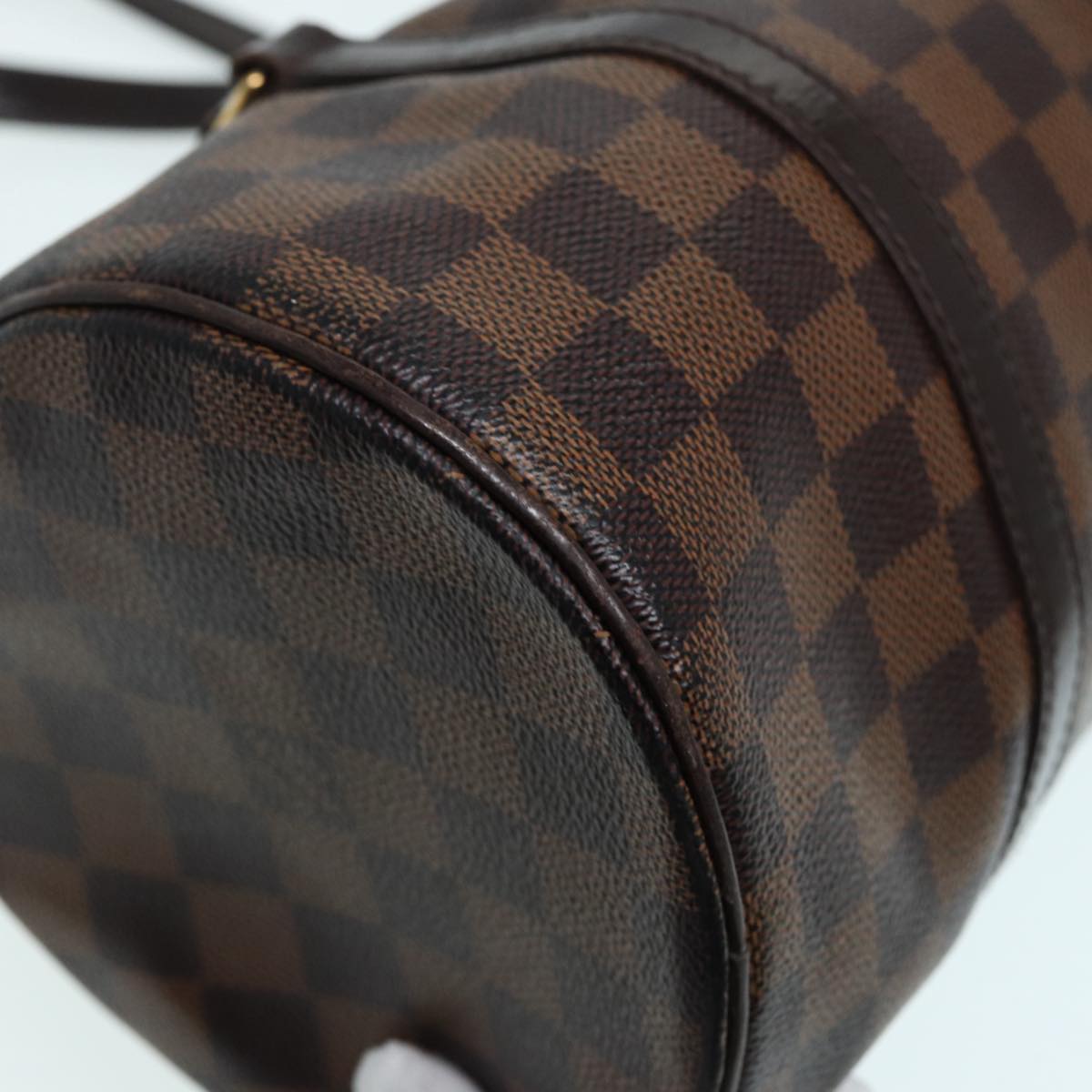 LOUIS VUITTON Damier Ebene Papillon 30 Hand Bag N51303 LV Auth 86598