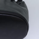 Salvatore Ferragamo Backpack Leather Black Gold Auth 86612-16