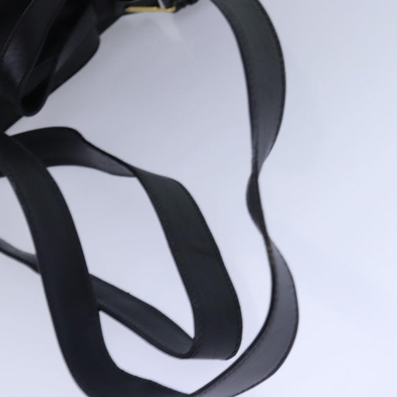 Salvatore Ferragamo Rucksack Leder Schwarz Gold Auth 86612